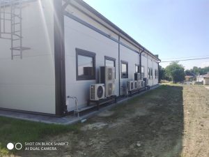 Jednostki zewnętrzne na budynku przemysłowym w Sanoku Delta Cad