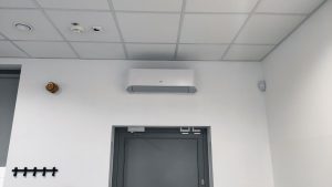 Zamontowana klimatyzacja przejście graniczne zosin