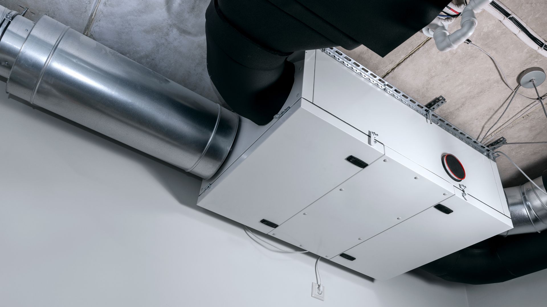 podłączony rekuperator do instalacji