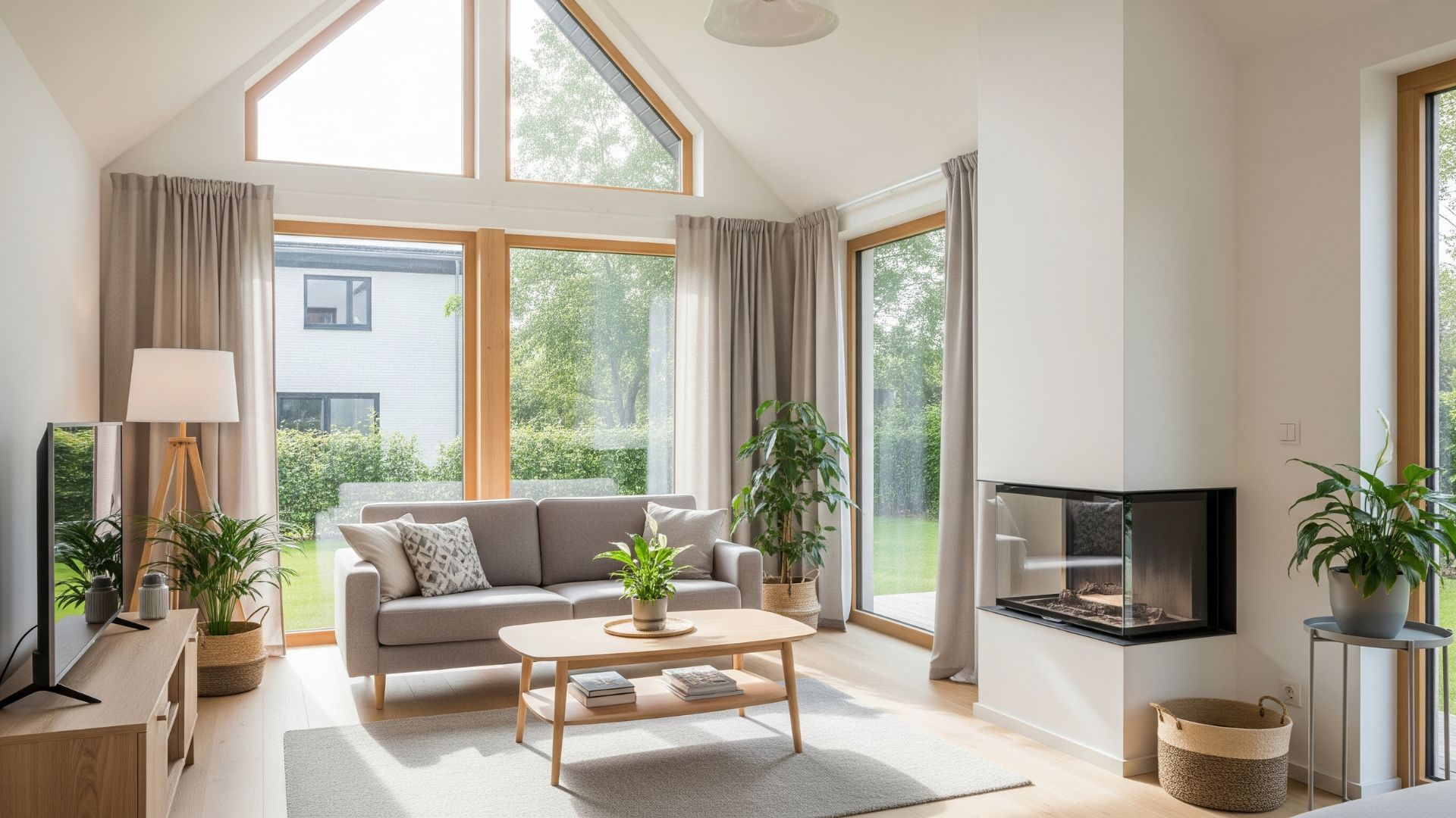 wnętrze domu pasywnego