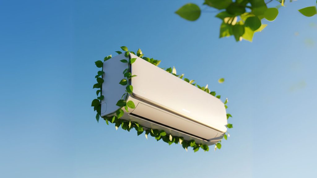 zielony klimatyzator