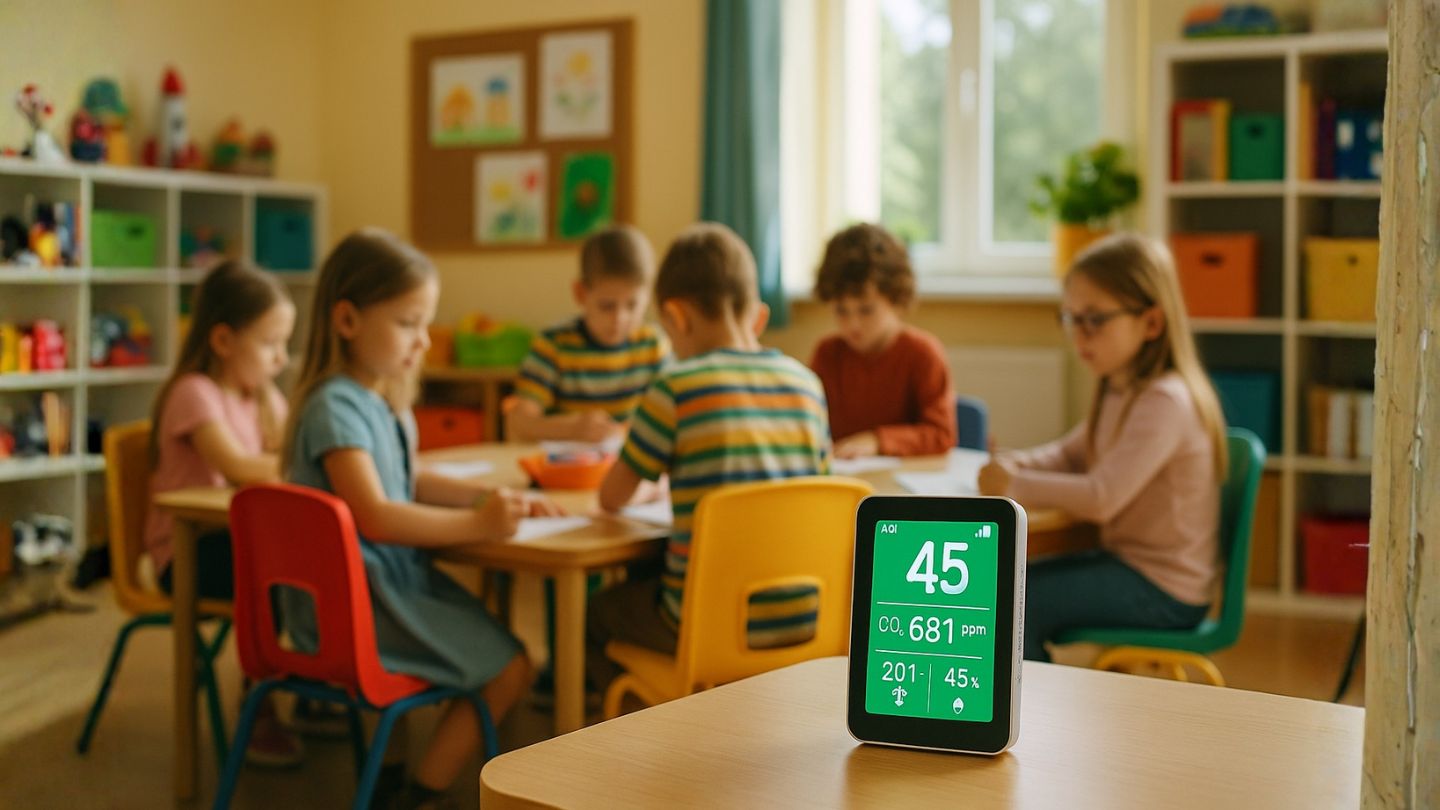 Dzieci bawiące się w czasie zajęć w przedszkolu.