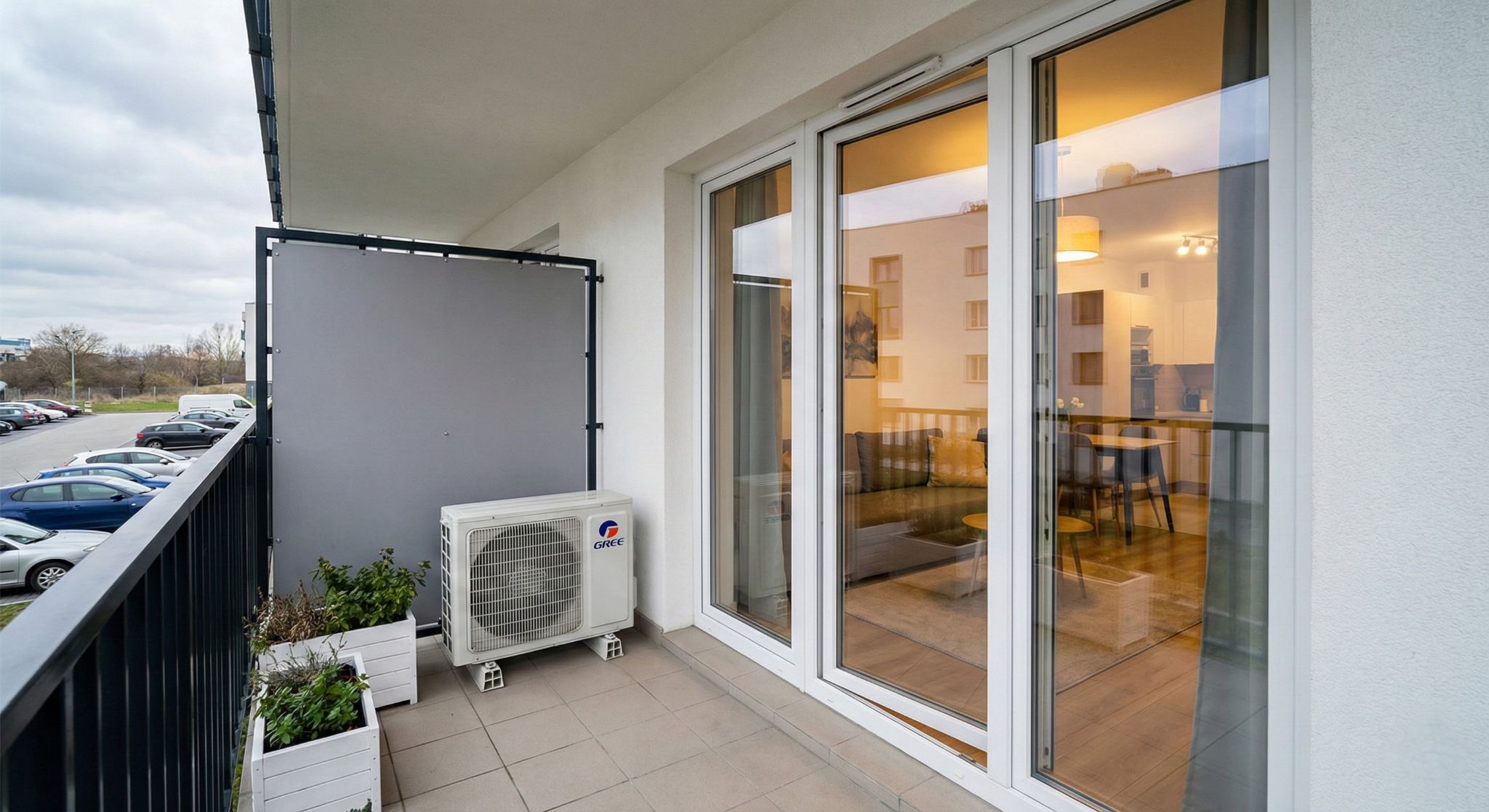 klimatyzacja w bloku balkon