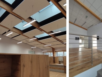 Aranżacja wnętrza z ukrytą instalacją wentylacyjną
